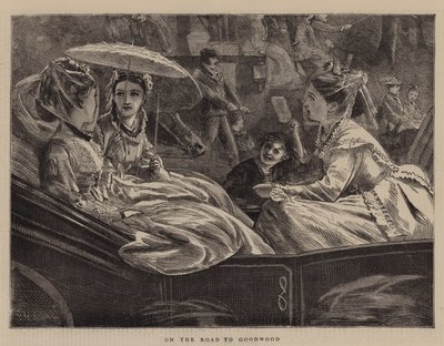 On the Road to Goodwood by Francis Wilfred Lawson